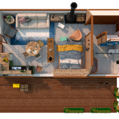 Arquitetura Rural - Cabana A